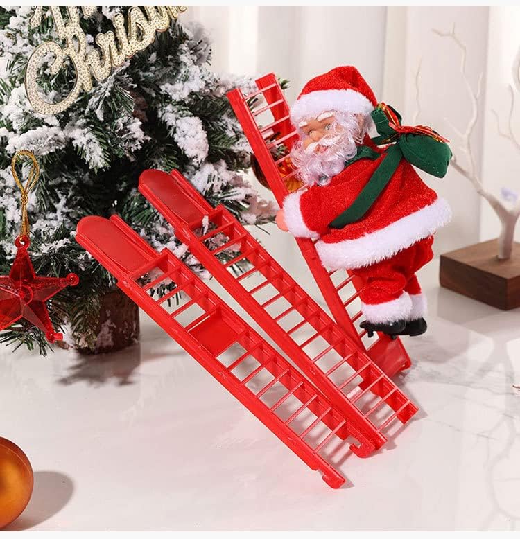Papa Noel Musical Sube Escalera Navidad