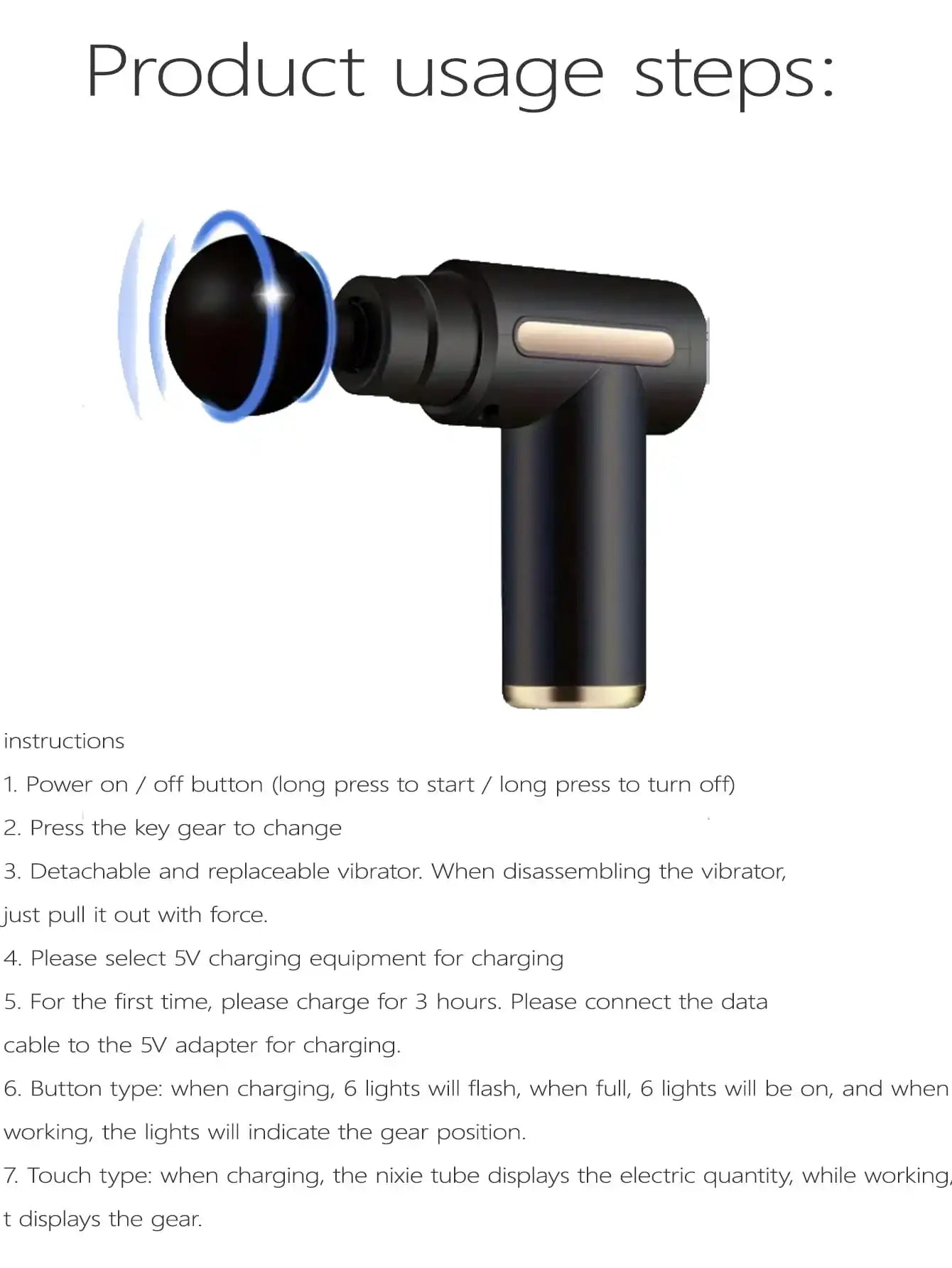 Pistola de Masaje RelaxPro Compacta