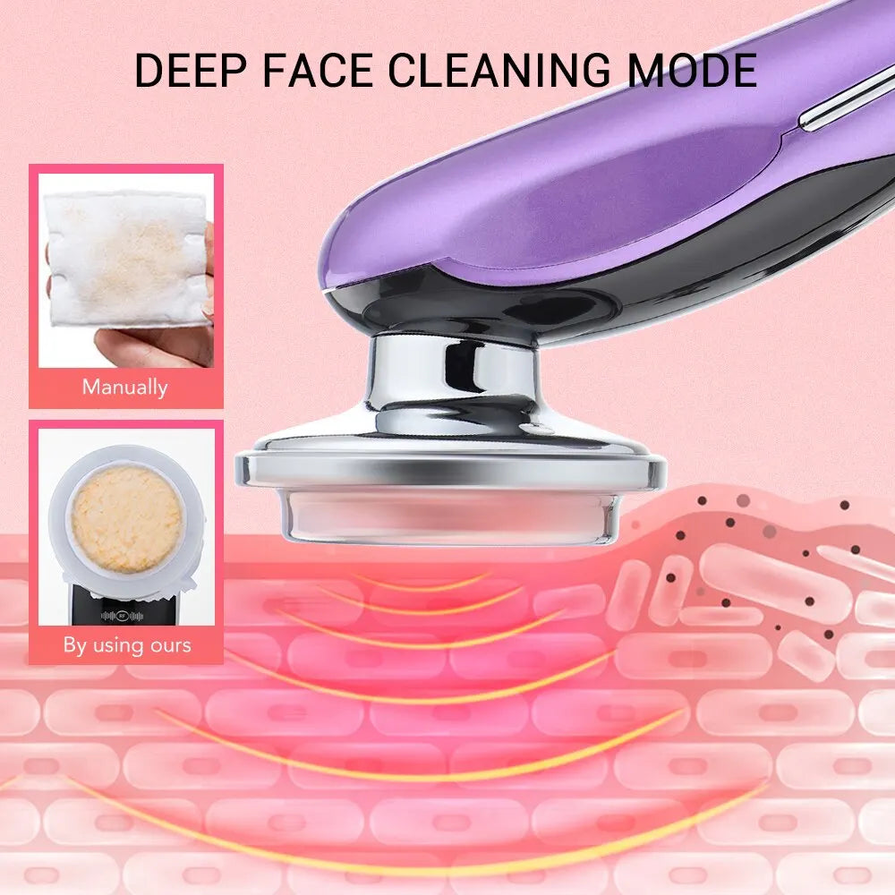 Dispositivo Facial 7 en 1, antiarrugas rejuvenece la piel