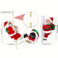 Papa Noel Escalador de Cuerda Musical Navidad