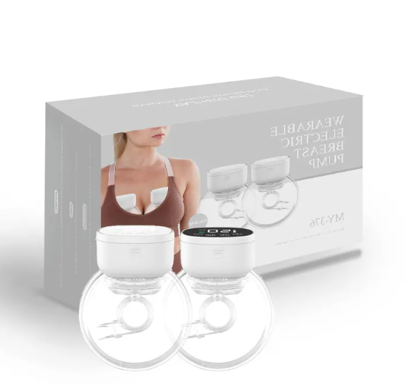 Extractor Electrico de Leche Manos Libres Recargable x 2 piezas