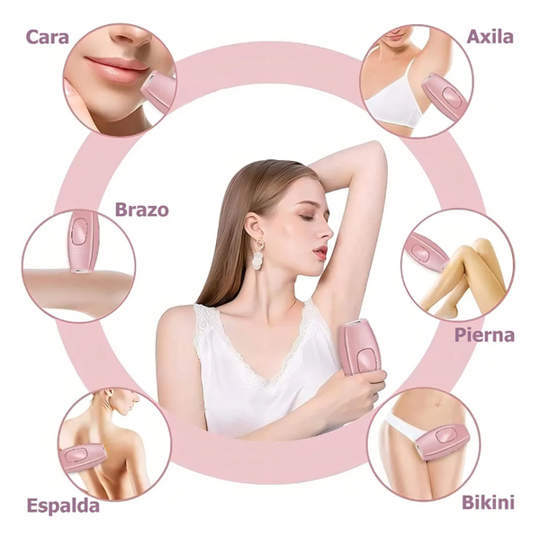 Depiladora Luz Pulsada Piel Suave