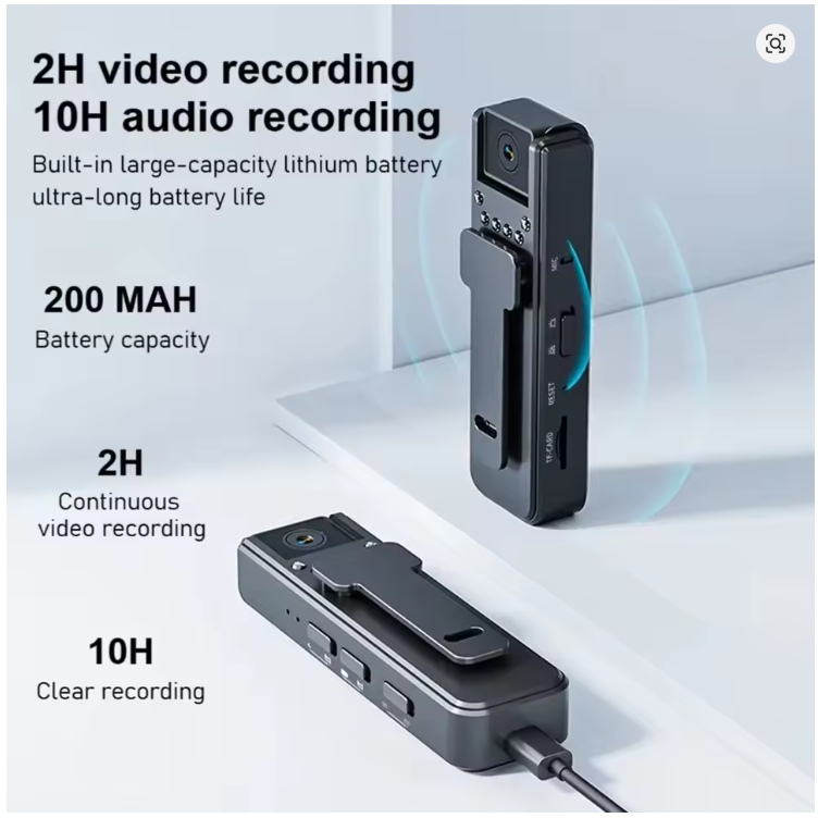 Camara Clip, Espia de Bolsillo, Graba todo sin que lo noten!!!