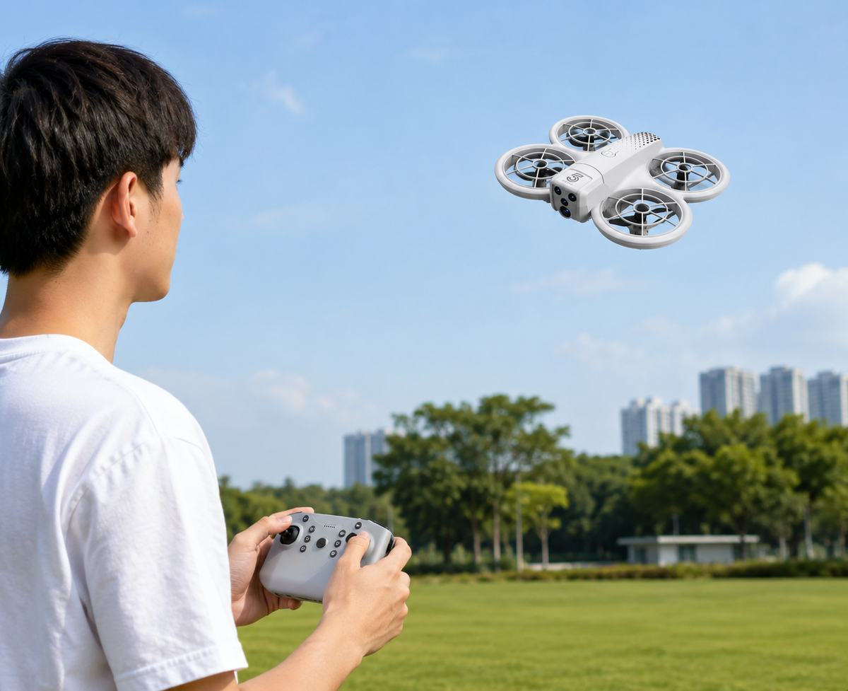 Mini Dron Semi Profesional Portatil CZ05 Ideal para principiantes Con Luces Led