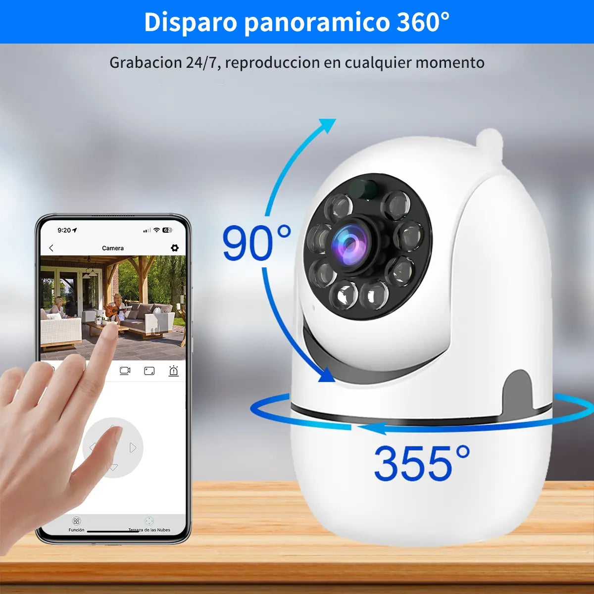 Monitor de Bebe con vision nocturna