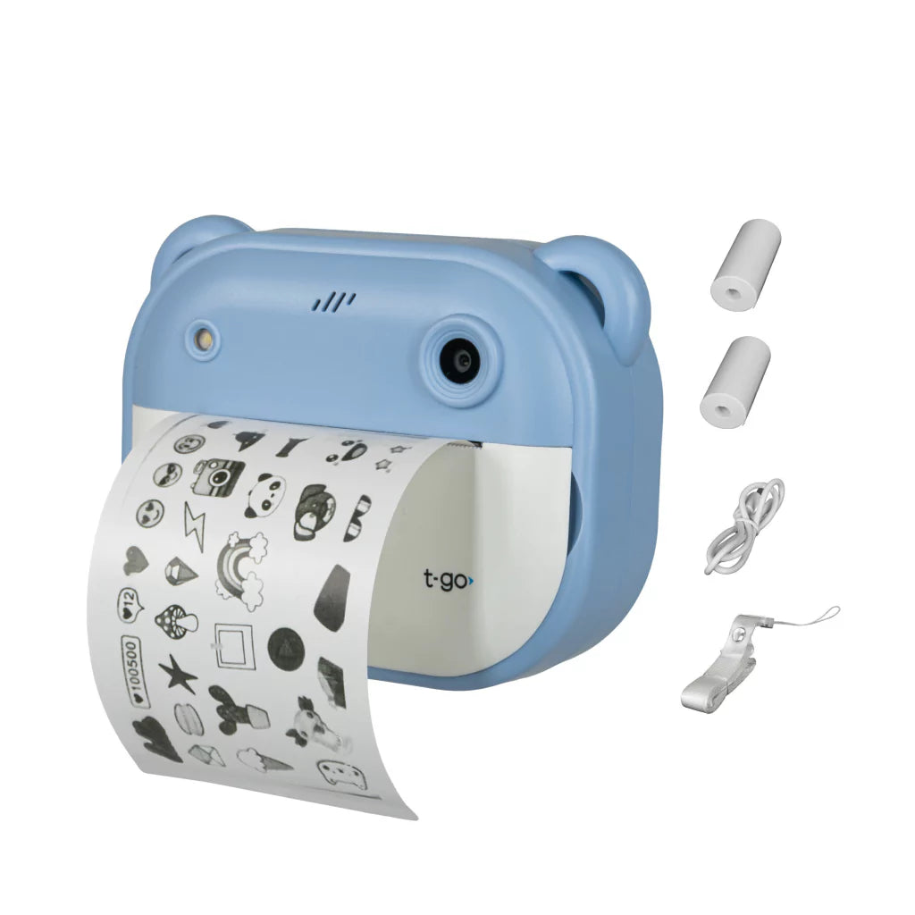 Cámara con Impresion Instantánea para Niños Fotos y Videos