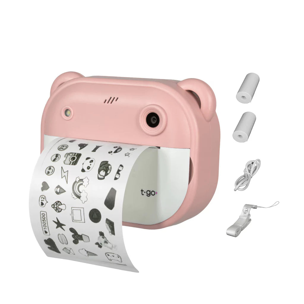 Cámara con Impresion Instantánea para Niños Fotos y Videos