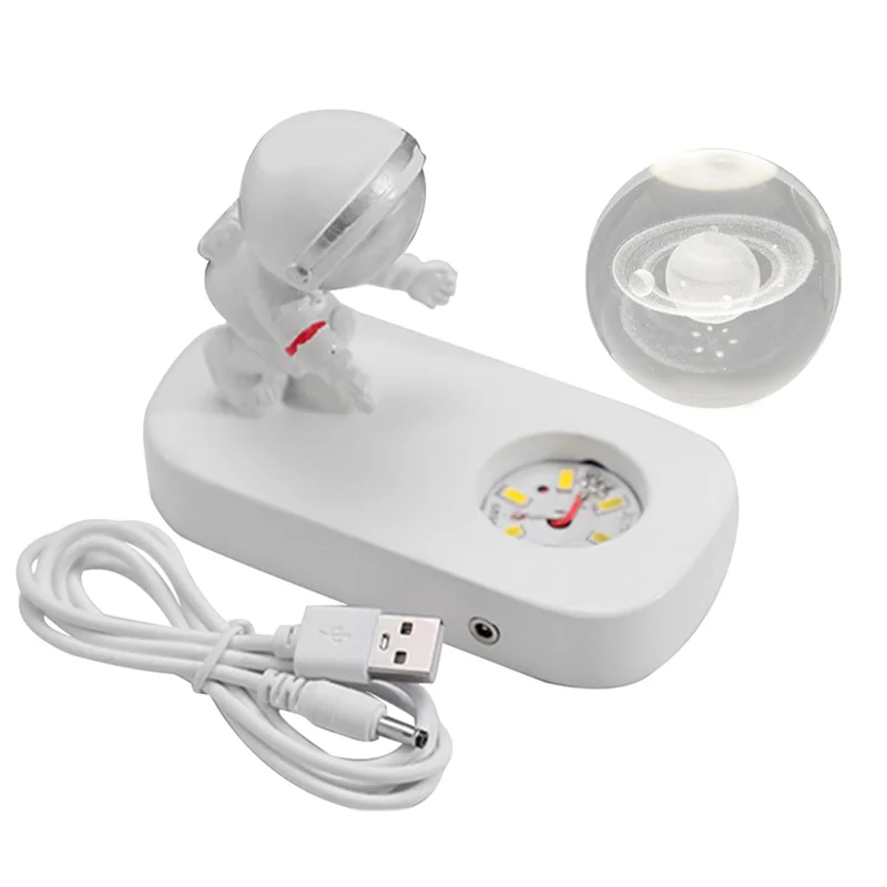 Lámpara Astronauta con Esfera 3D