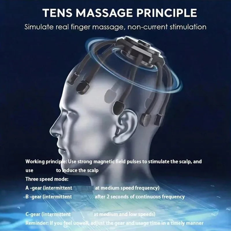 Masajeador Eléctrico Relajante para la Cabeza