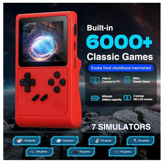 CONSOLA RETRO PORTATIL GB300 MAS DE 6 MIL JUEGOS (NES,SNES,MAME,SEGA,NEO GEO,GAMEBOY, GAMEBOY ADVANCE