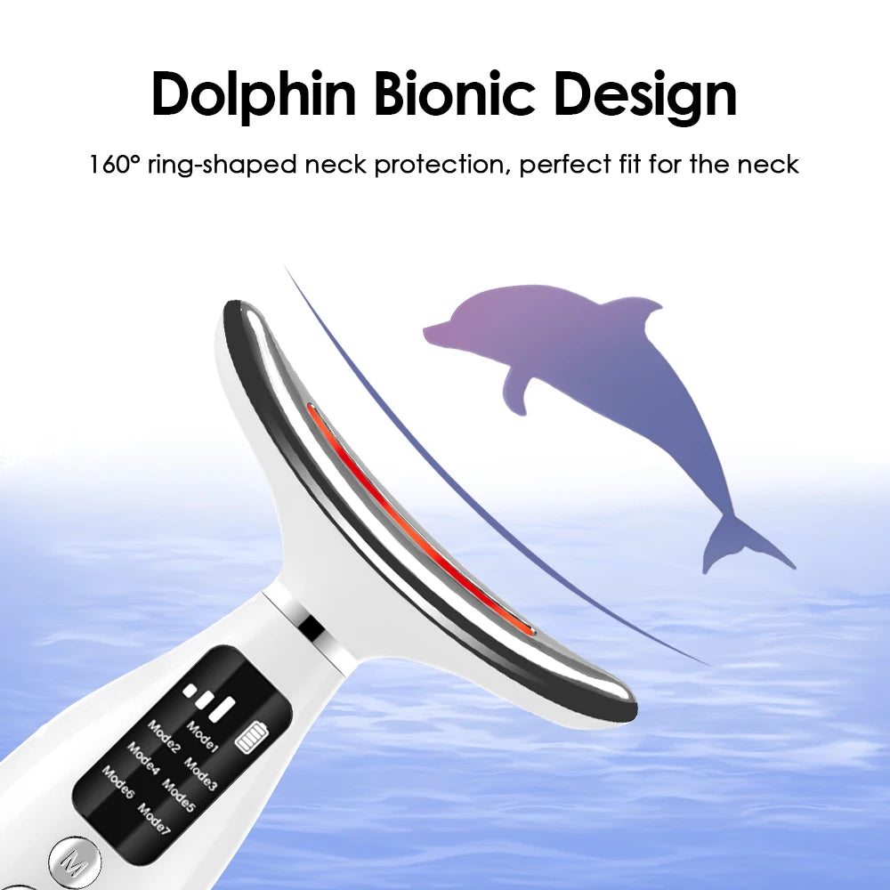 Masajeador Facial LED Cara y Cuello Reductor de Papada