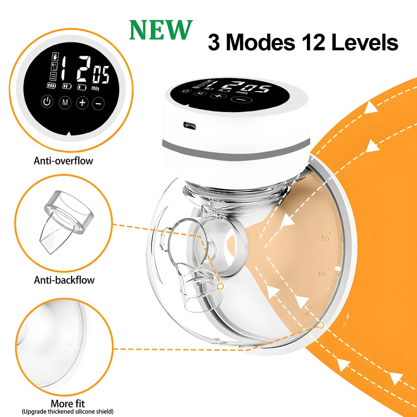 Extractor Portátil de Leche USB