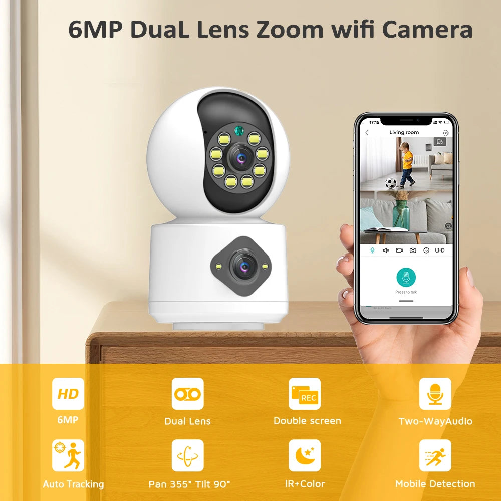 Monitor de Bebé con Visión Nocturna y Voz Bidireccional