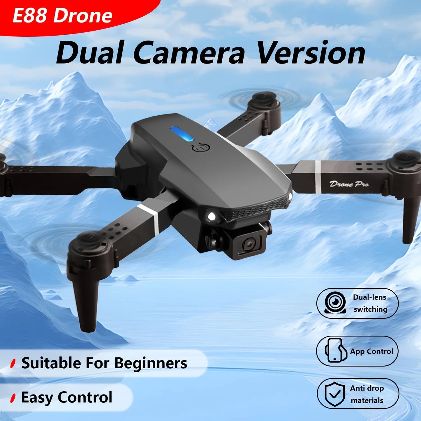 Mini Drone Profesional E88