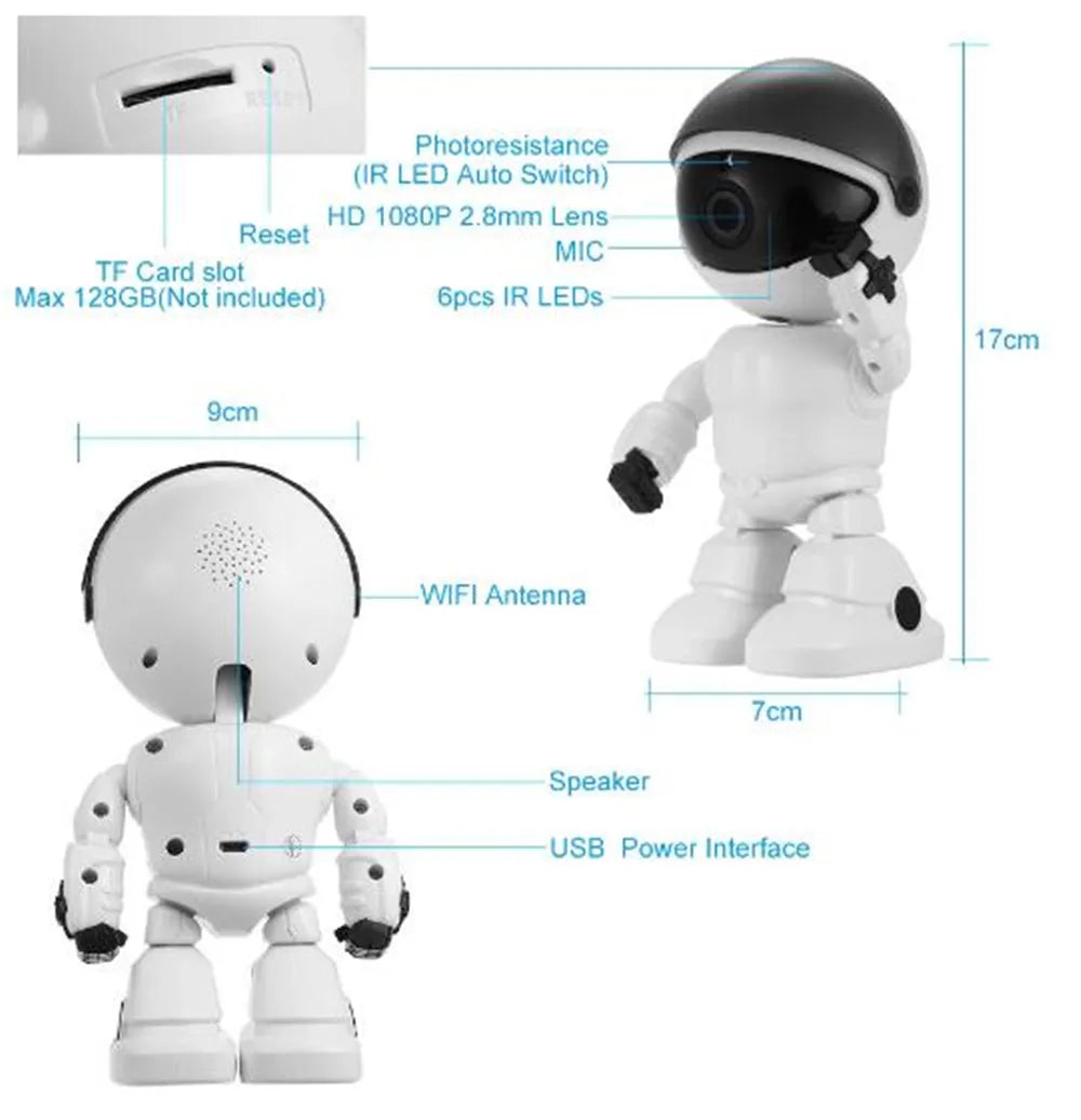 Cámara IP Robot Protectora