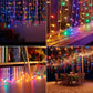 Luces de Navidad con Panel Solar 200 Focos Led