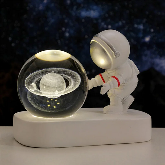 Lámpara Astronauta con Esfera 3D