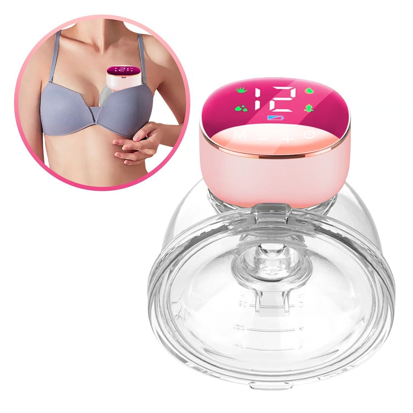 Extractor de Leche Eléctrico Portátil para Bebe Manos Libres